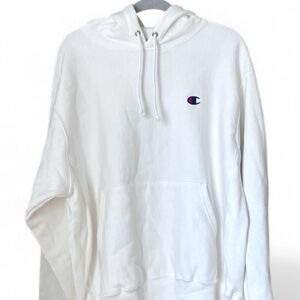 Champion Classic White Pullover Hoodie